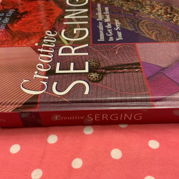 BOOK Creative Serging, Hardcover - Picture 2 of 12